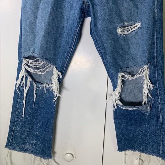 Levi’s Size 30 Blue Distressed‎ 501 Jeans - Picture 2 of 7
